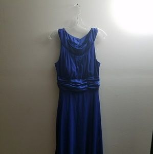 Royal blue dress